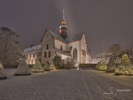 Kloster Eberbach im Schnee -5