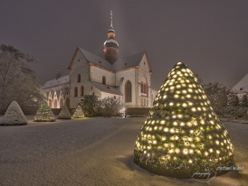 Kloster Eberbach im Schnee -4