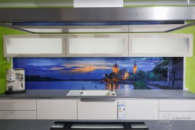 Glasrückwand: Ausstellung im Küchenparadies Eltville